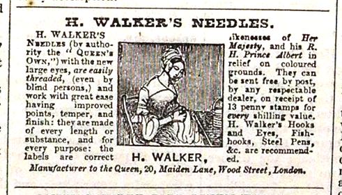 1842 walkers needles